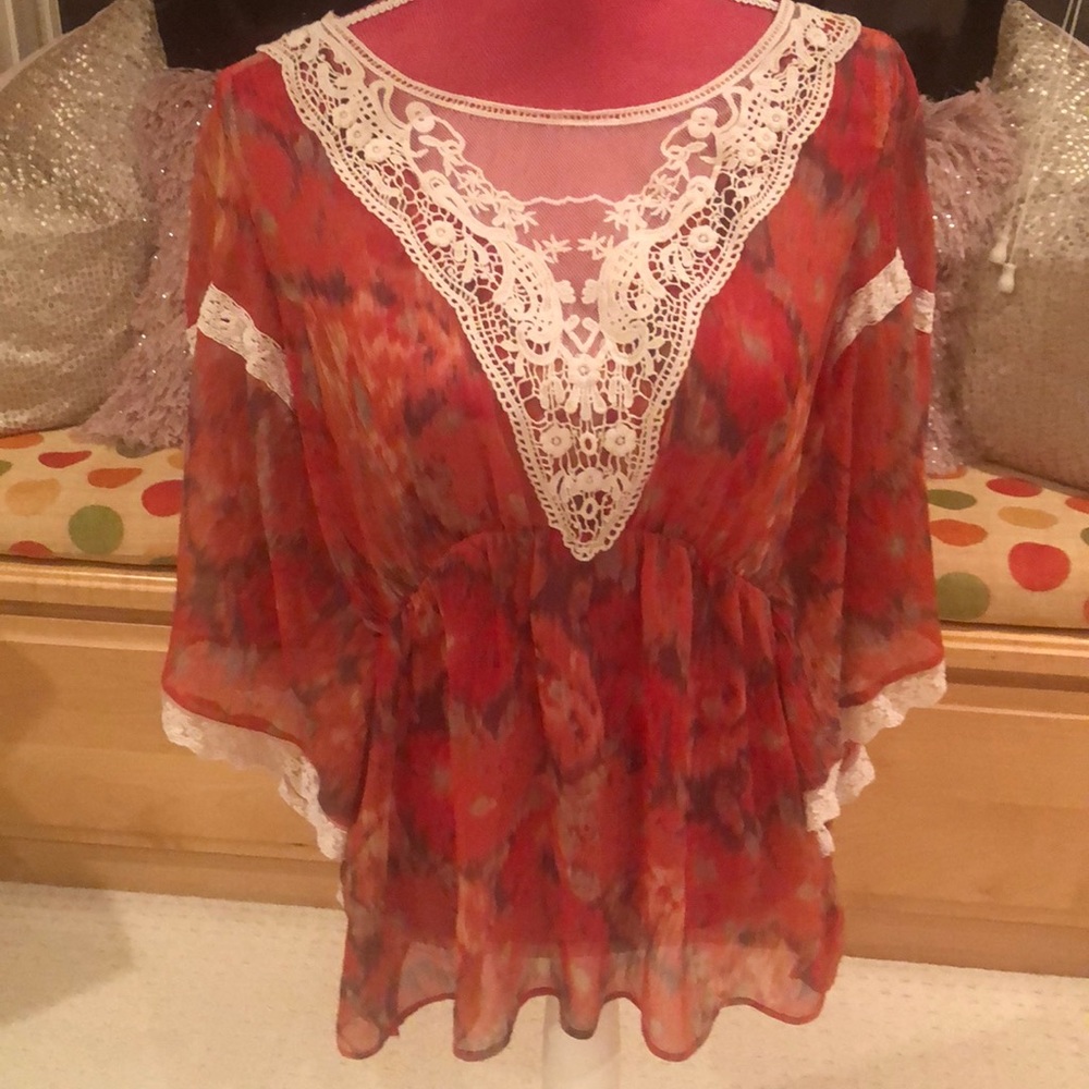 Free People Floral Top